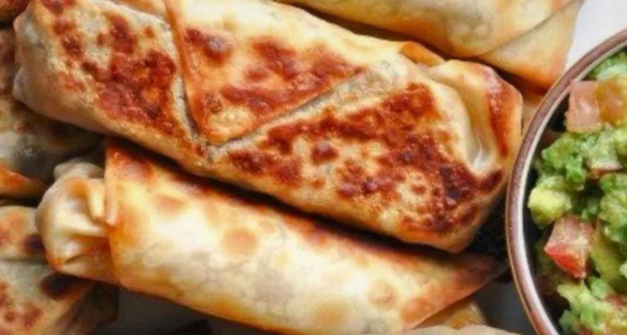 Flautas de harina doradas: receta paso a paso